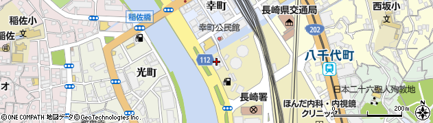 西部ガスリアルライフ長崎株式会社　宝町店周辺の地図
