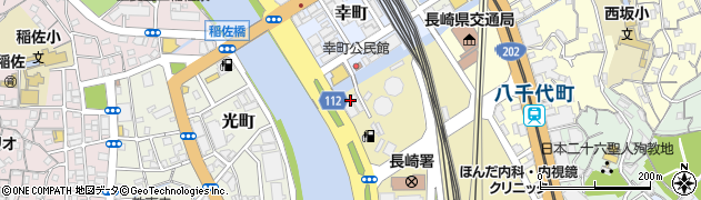 西部ガスリアルライフ長崎株式会社　出島事務所周辺の地図