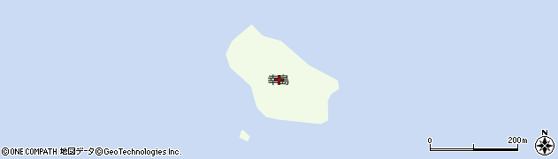 幸島周辺の地図