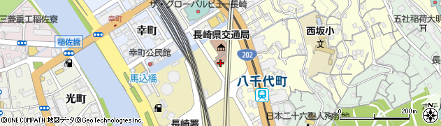 県営バス本局周辺の地図