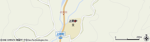 高千穂町立上野中学校周辺の地図