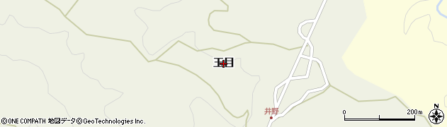 熊本県山都町（上益城郡）玉目周辺の地図