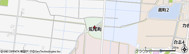 熊本県熊本市南区荒尾町周辺の地図