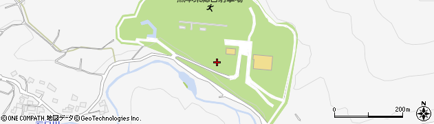 熊本県　総合射撃場周辺の地図