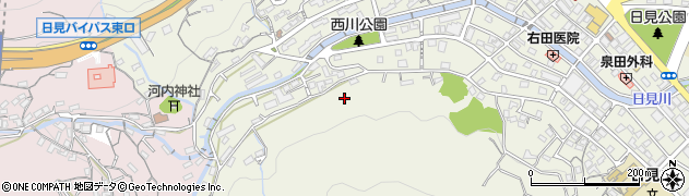 長崎県長崎市界1丁目周辺の地図