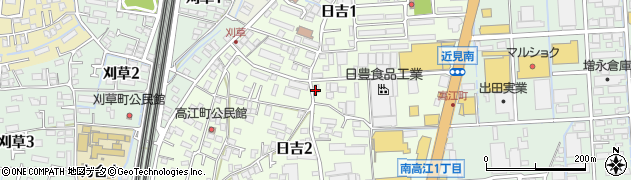 ホワイト急便　日吉工場前店周辺の地図