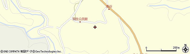 熊本県上益城郡山都町長谷1077周辺の地図