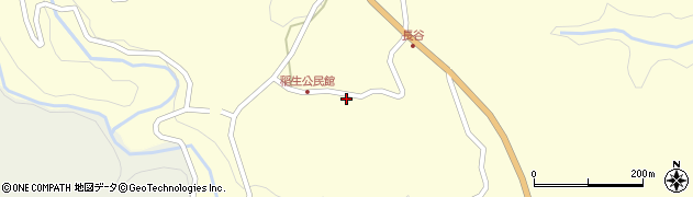 熊本県上益城郡山都町長谷1075周辺の地図
