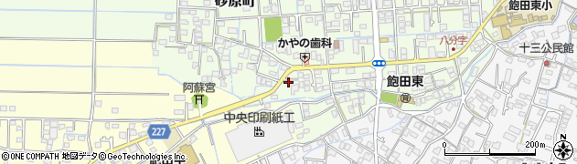 熊本県熊本市南区砂原町111周辺の地図