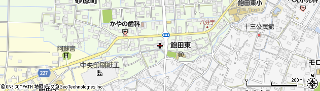 熊本県熊本市南区砂原町51周辺の地図