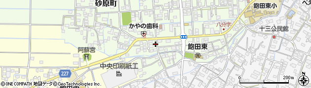 熊本県熊本市南区砂原町57周辺の地図
