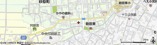 熊本県熊本市南区砂原町61周辺の地図
