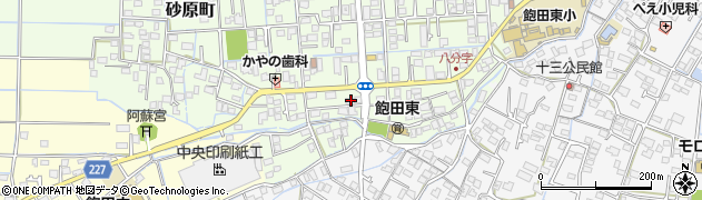熊本県熊本市南区砂原町62周辺の地図