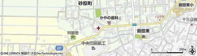 熊本県熊本市南区砂原町1095周辺の地図