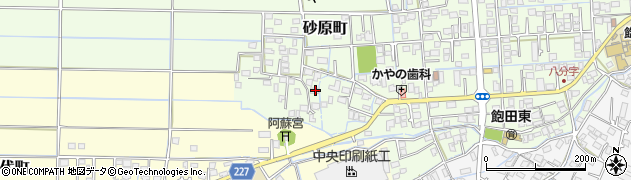 熊本県熊本市南区砂原町1143周辺の地図