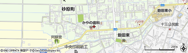 熊本県熊本市南区砂原町569周辺の地図