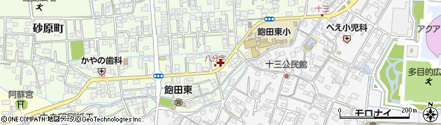 熊本県熊本市南区砂原町75周辺の地図