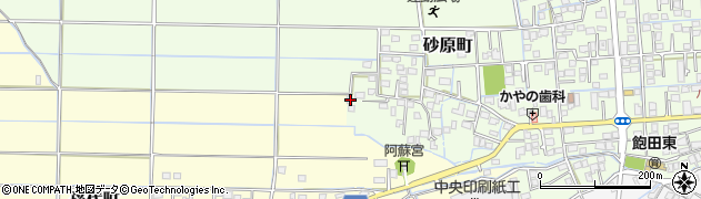 熊本県熊本市南区砂原町1065周辺の地図
