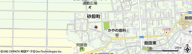熊本県熊本市南区砂原町580周辺の地図