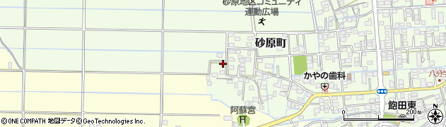 熊本県熊本市南区砂原町1188周辺の地図