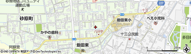 熊本県熊本市南区砂原町457周辺の地図