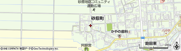 熊本県熊本市南区砂原町1079周辺の地図
