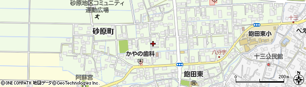 熊本県熊本市南区砂原町495周辺の地図