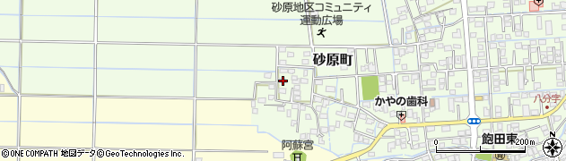 熊本県熊本市南区砂原町1184周辺の地図