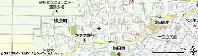 熊本県熊本市南区砂原町490周辺の地図
