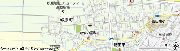 熊本県熊本市南区砂原町566周辺の地図