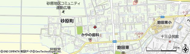 熊本県熊本市南区砂原町567周辺の地図
