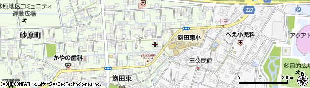 熊本県熊本市南区砂原町449周辺の地図