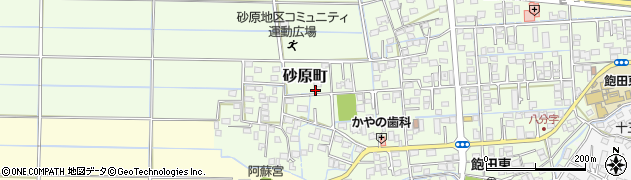 熊本県熊本市南区砂原町577周辺の地図