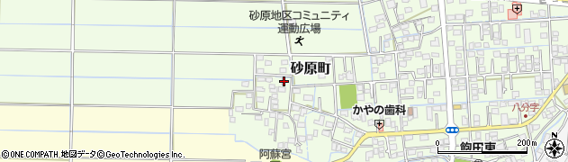 熊本県熊本市南区砂原町1078周辺の地図