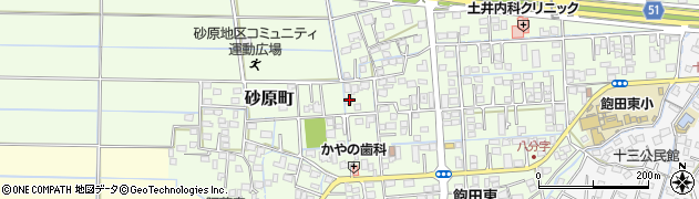 熊本県熊本市南区砂原町553周辺の地図