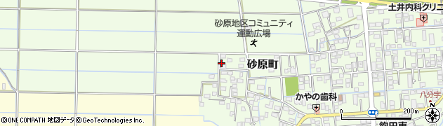 熊本県熊本市南区砂原町1045周辺の地図