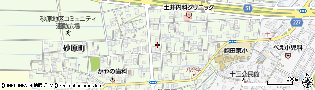 熊本県熊本市南区砂原町469周辺の地図