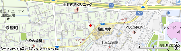 熊本県熊本市南区砂原町95-3周辺の地図