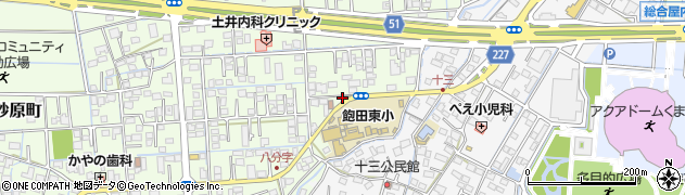 熊本県熊本市南区砂原町102周辺の地図