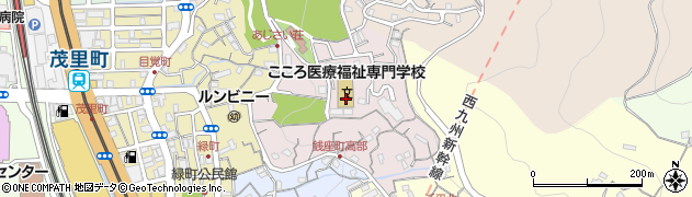 長崎県長崎市上銭座町周辺の地図