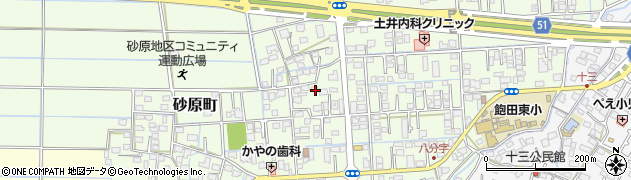 熊本県熊本市南区砂原町506周辺の地図