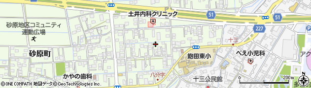 熊本県熊本市南区砂原町455周辺の地図