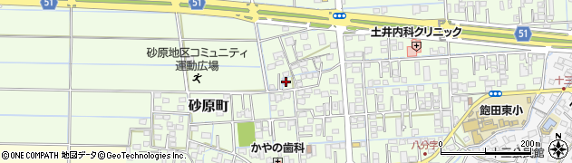 熊本県熊本市南区砂原町671周辺の地図
