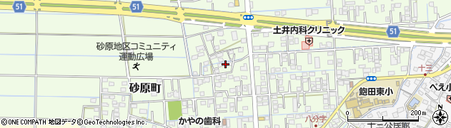 熊本県熊本市南区砂原町511周辺の地図