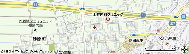 熊本県熊本市南区砂原町437周辺の地図