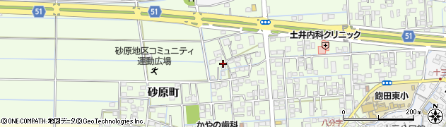 熊本県熊本市南区砂原町632周辺の地図