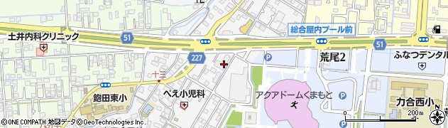ニチイケアセンター熊本飽田東周辺の地図