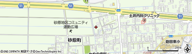 熊本県熊本市南区砂原町631周辺の地図