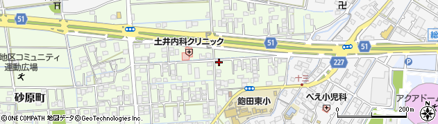 熊本県熊本市南区砂原町140周辺の地図