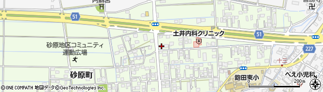熊本県熊本市南区砂原町356周辺の地図